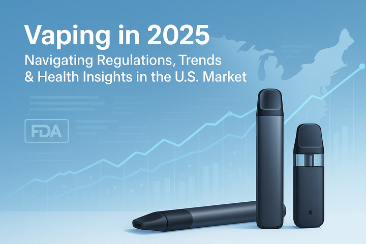 Vaping in 2025: Navigating Regulations, Trends &Health Insights in the U.S. Market