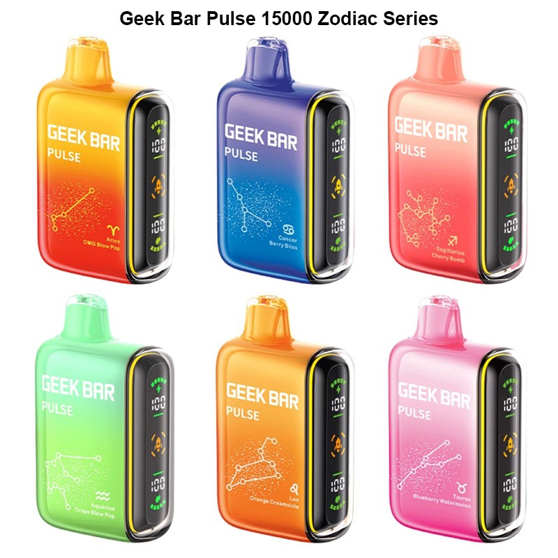 Cancer Zodiac Geek Bar Flavor Geek Bar Pulse 15000 Disposables(5 Pack) USvapewholesale Blueberry Watermelon Geek Cancer Zodiac Geek Bar Flavor Geek Bar Pulse 15000 Disposables(5 Pack) USvapewholesale Blueberry Watermelon Geek