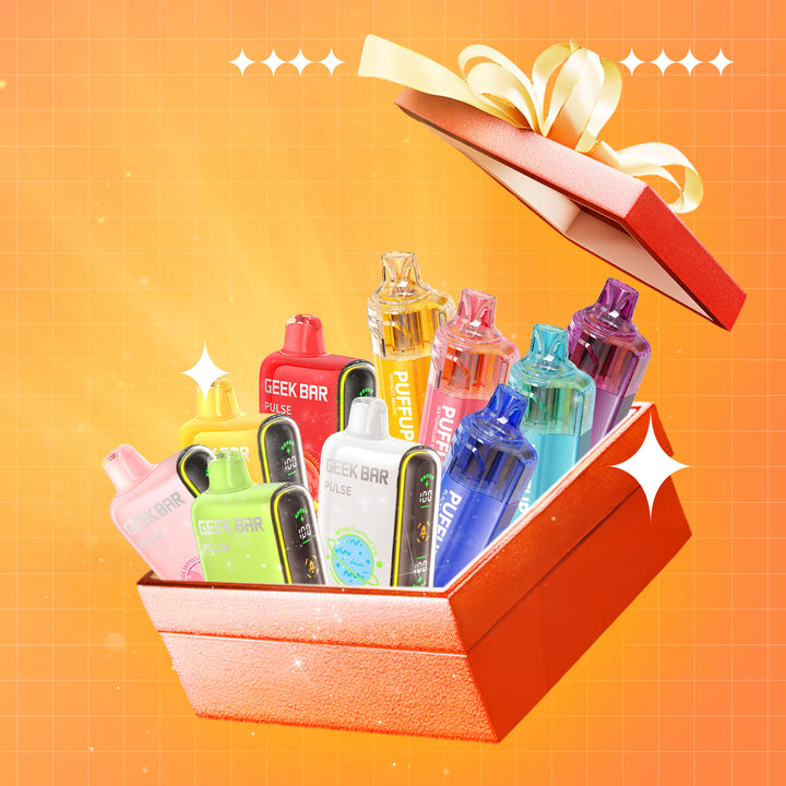 Random Flavor Gift – Geek bar Pulse 5pcs  & Puffup Vislo Nix 5pcs